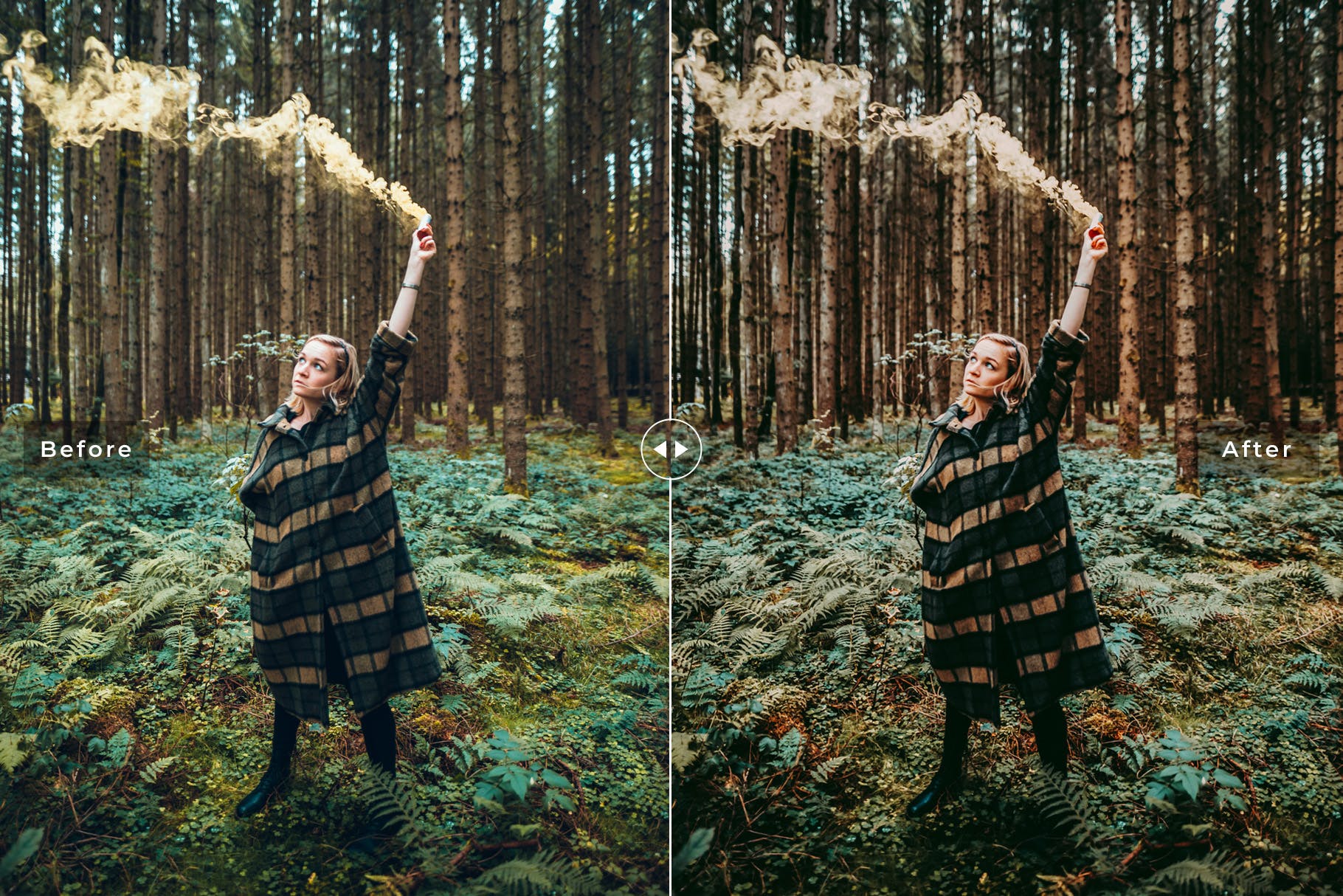 森林/树林摄影必备的LR调色预设 Woodlands Mobile & Desktop Lightroom Presets插图(3)