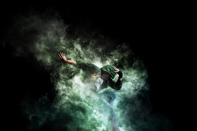 炫酷烟雾照片特效PS动作 Smoke Animation Photoshop Action插图(3)