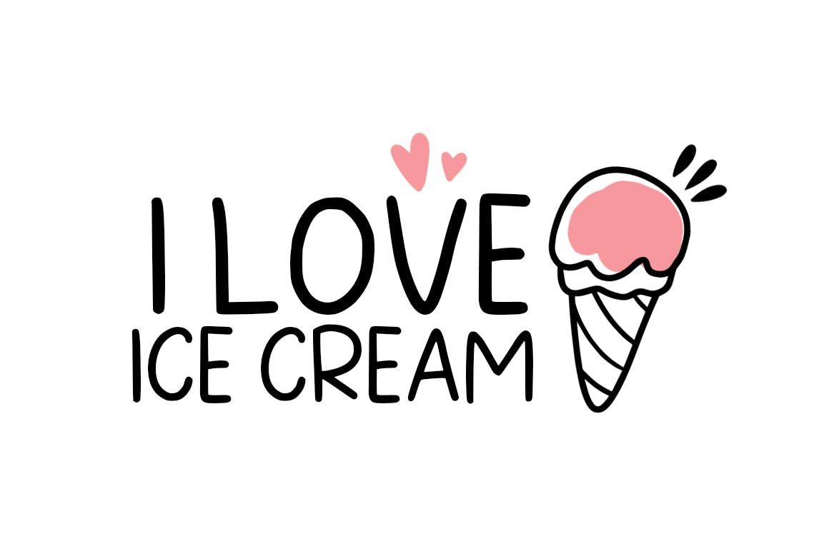 儿童主题设计英文可爱笔画无衬线字体下载 Le Petit Font插图(3)