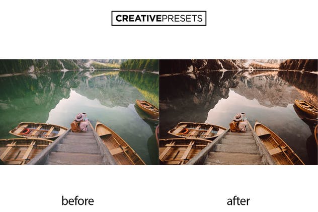 暖色调肖像人像照片调色LR预设 Rich & Moody Lightroom Mobile Preset插图(2)