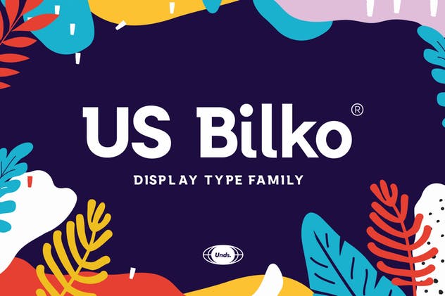 灵感来自“Museo Slab”无衬线英文字体 US Bilko – Semi-Slab Display Font插图(1)