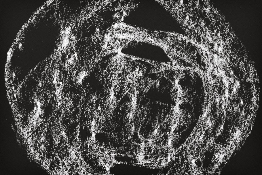 艺术黑板画粉笔画PS笔刷 Artistic Chalk Brush Pack 1插图(2)