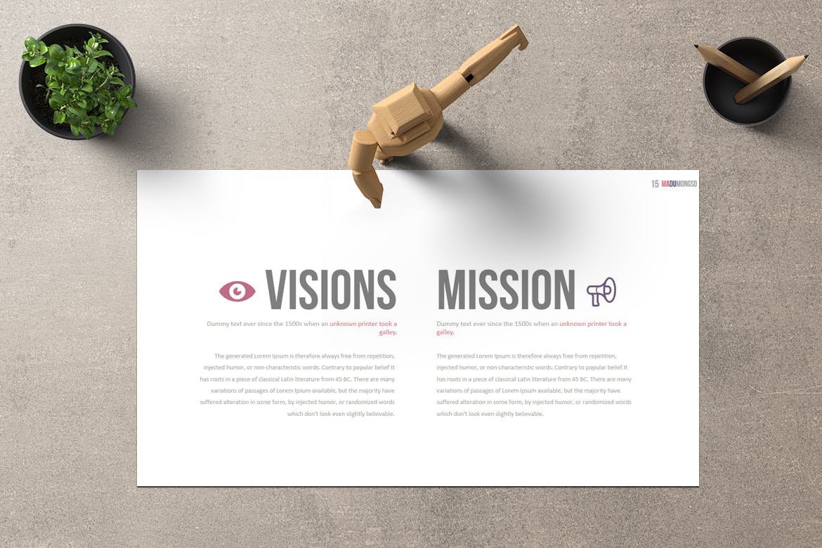 创意设计公司素材库精选Keynote模板设计模板 Madumongso – Keynote Template插图(3)