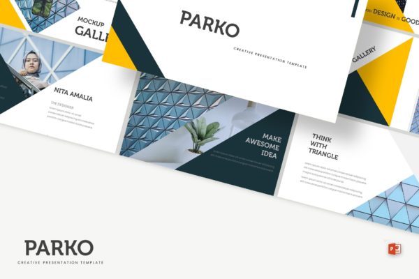 高端建筑设计服务公司素材库精选PPT模板 Parko – Powerpoint Template