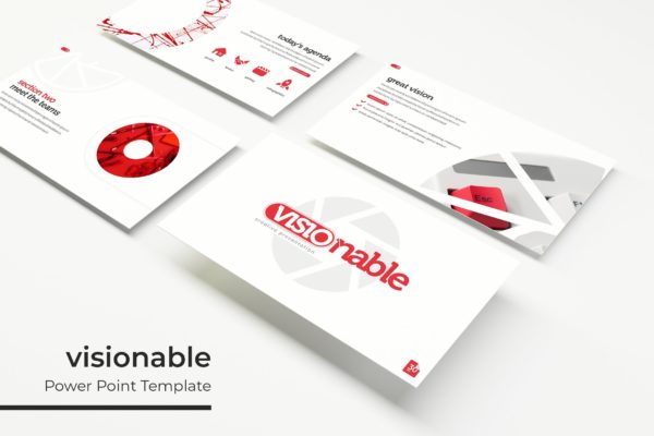 创意摄影主题PPT幻灯片模板下载 visionable – Powerpoint Template