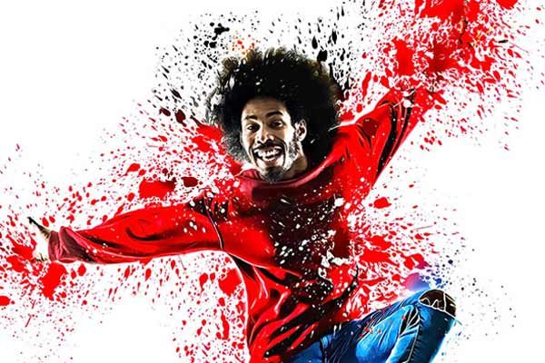 飞溅水彩艺术效果的PS动作下载 Splatter Art Photoshop Action [atn]