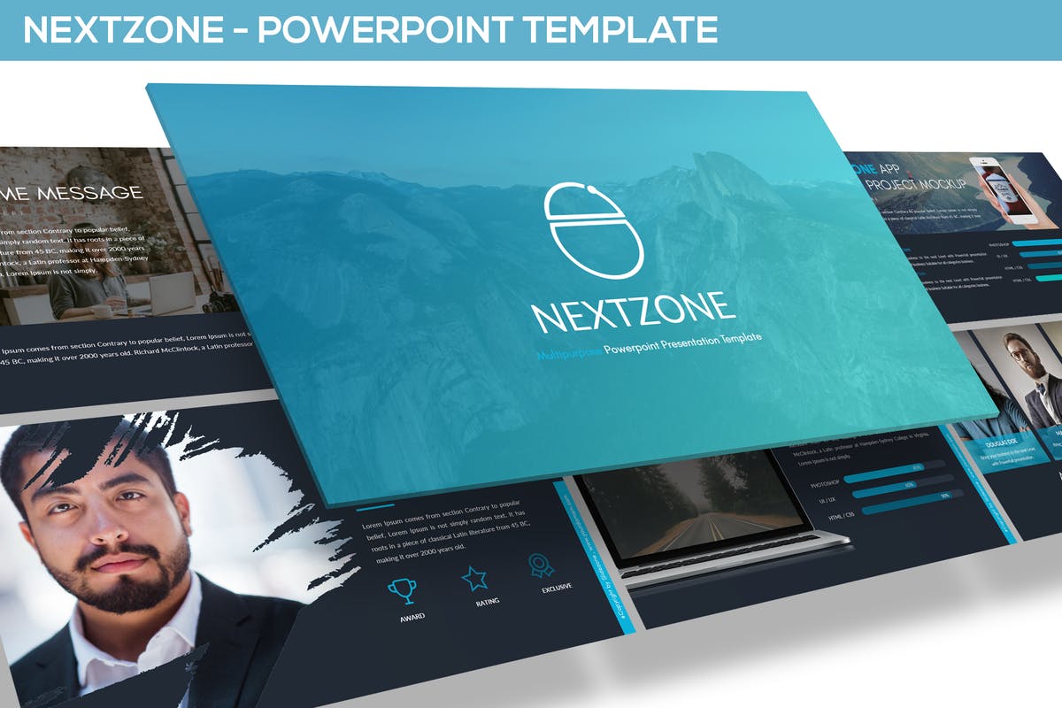 创意多用途商业PPT幻灯片演示模板 NEXTZONE – POWERPOINT TEMPLATE插图