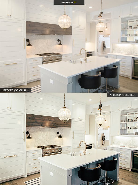 14款专业室内摄影后期调色处理LR预设 14 Pro Interior Lightroom Presets插图(1)