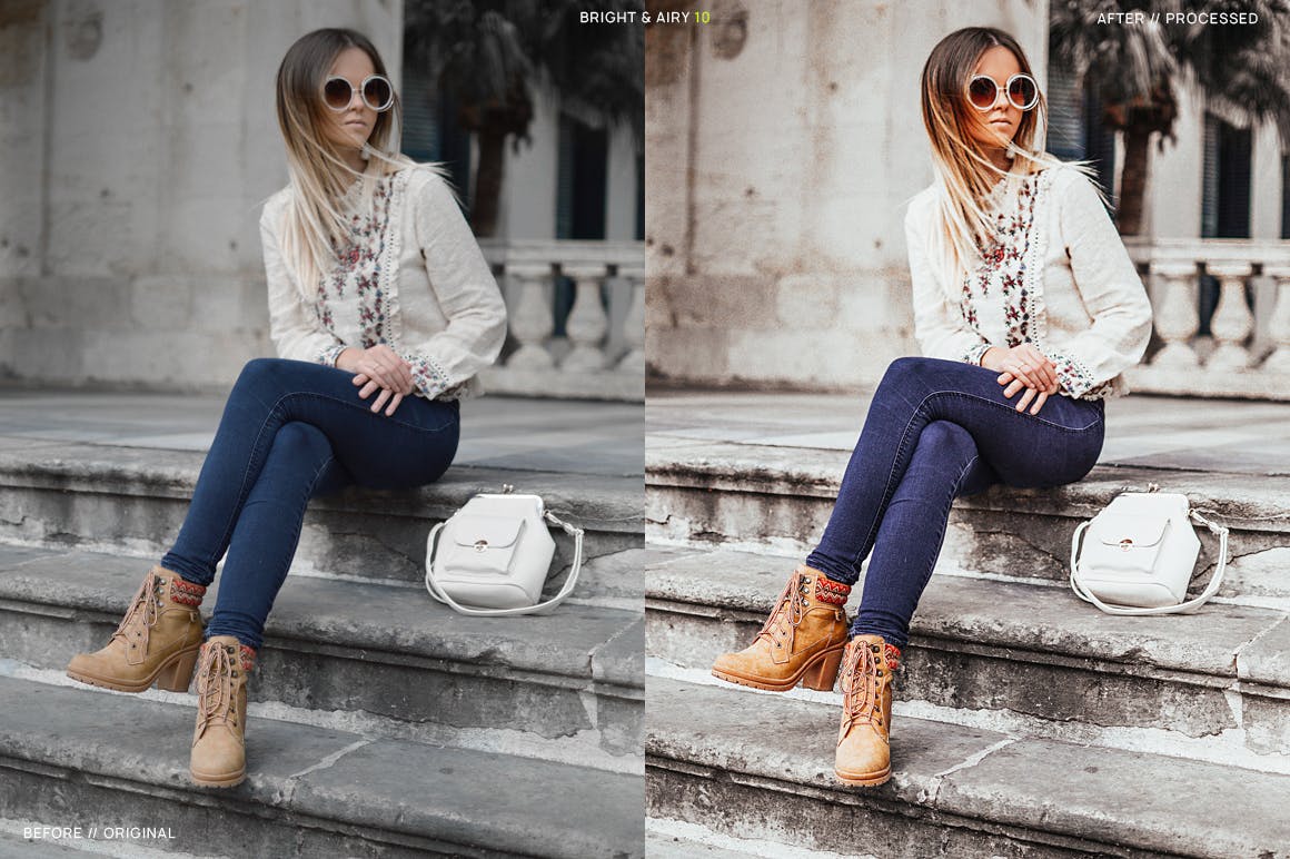 15款街拍必备的高效LR柔和亮色调色预设下载 15 Bright & Airy Lightroom Presets + Mobile插图(10)