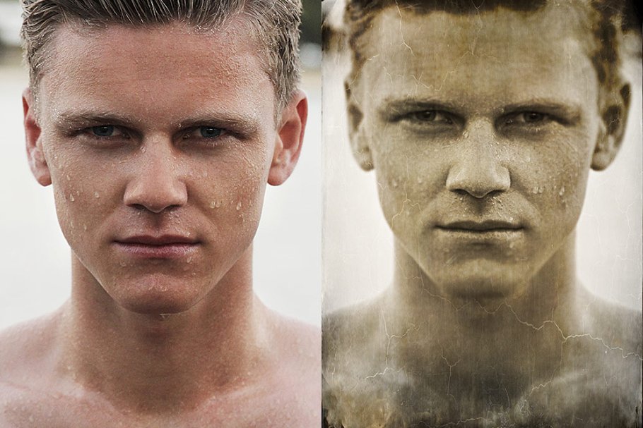 20种复古黑白老照片效果Lightroom预设 Wet Plate Lightroom Presets+Overlay插图(5)