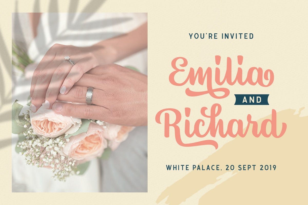 粗笔画英文连笔书法字体 Lanoline A Playful Script插图(4)