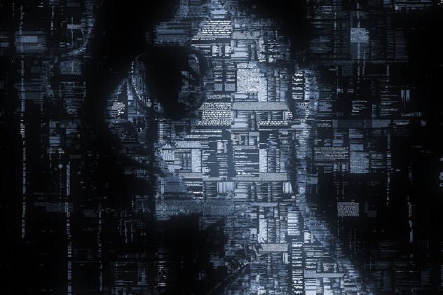 数字货币区块链抽象纹理PS动作 Blockchain 1 Photoshop Action插图(5)