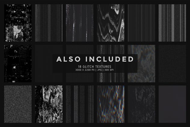 复古老电视失真信号故障PS字体样式Vol.II Photoshop Glitch Text Effects Vol. II插图(11)