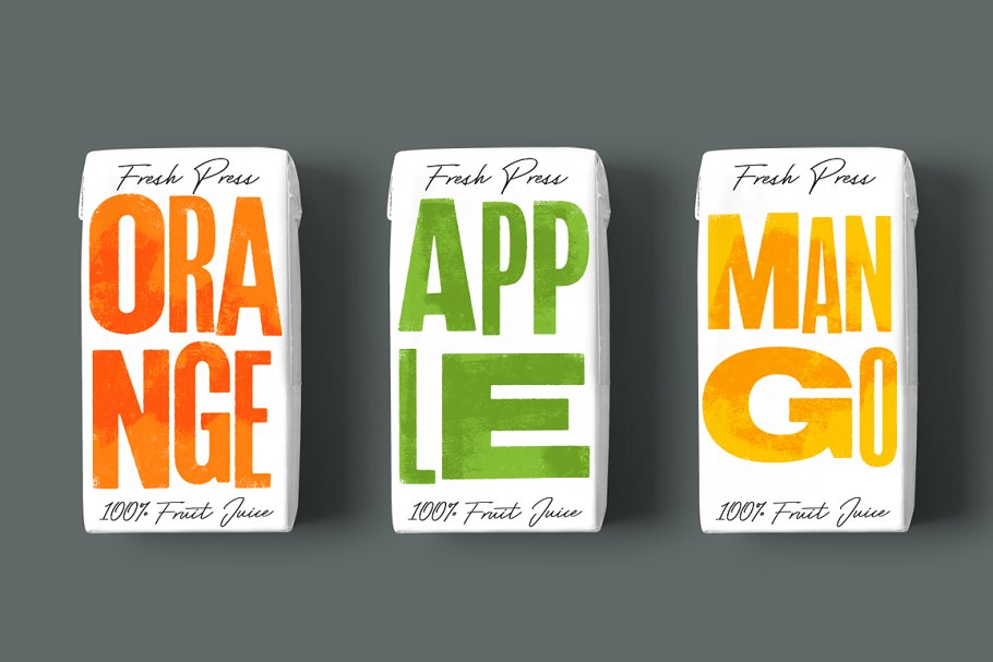 辊筒复印效果PS笔刷 Brayer Brush Kit插图(8)