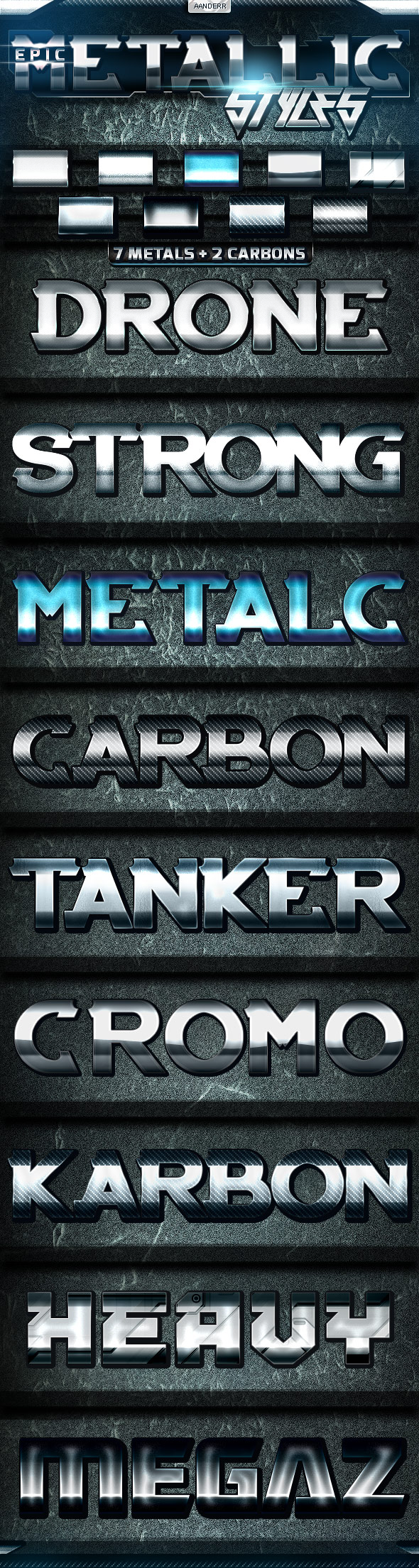 震撼+屌炸天的PS图层样式合集[PSD,868MB]插图(7)