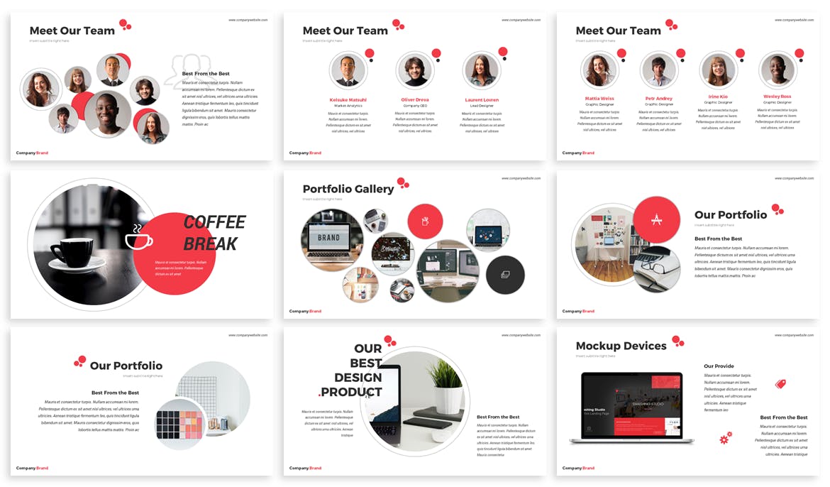 企业公司介绍谷歌幻灯片设计模板[PPTX] Qreon – Business Google Slides Template插图(2)