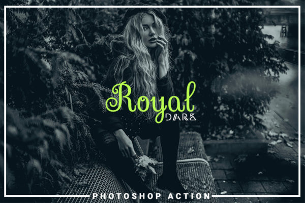 一款皇家黑暗艺术时尚风格PS动作下载