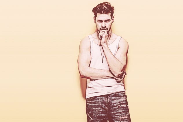 20款潮流艺术调色滤镜PS动作v2 20 Pop Art Photoshop Actions Ver. 2插图(5)