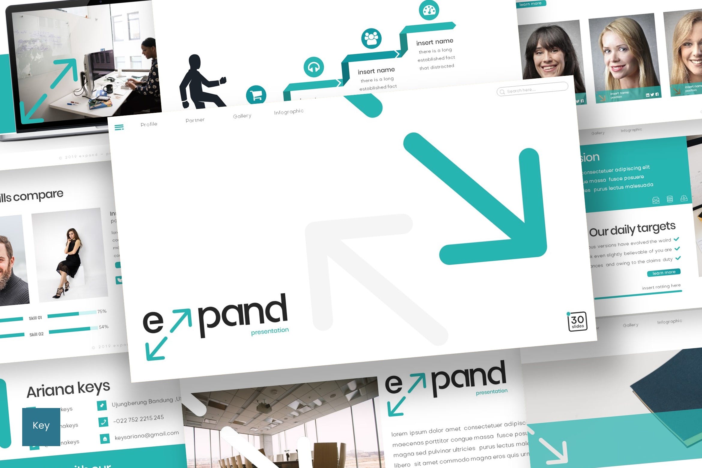 商业策划方案Keynote幻灯片模板插图