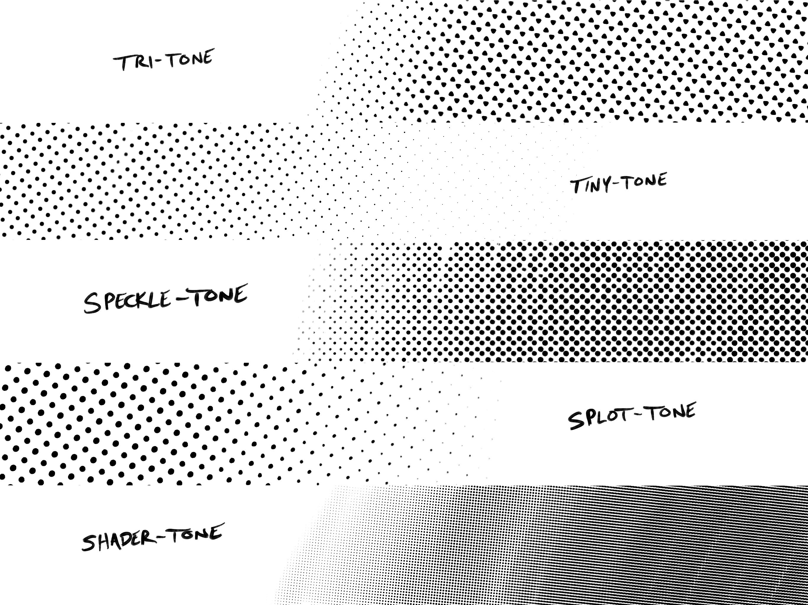 半色调效果iPad绘画应用Procreate笔刷 Procreate Half-tones插图(5)