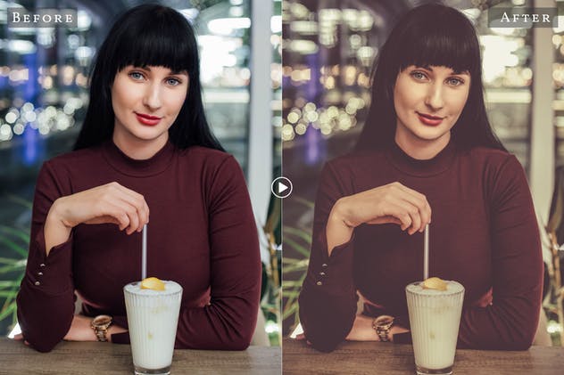 人像像照片阴沉哑光效果调色LR预设 Sensation Matte Mobile Lightroom Presets插图(5)