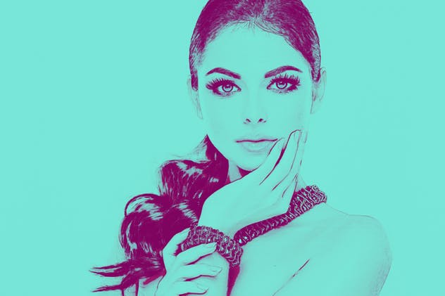 20款潮流艺术调色滤镜PS动作v2 20 Pop Art Photoshop Actions Ver. 2插图(4)