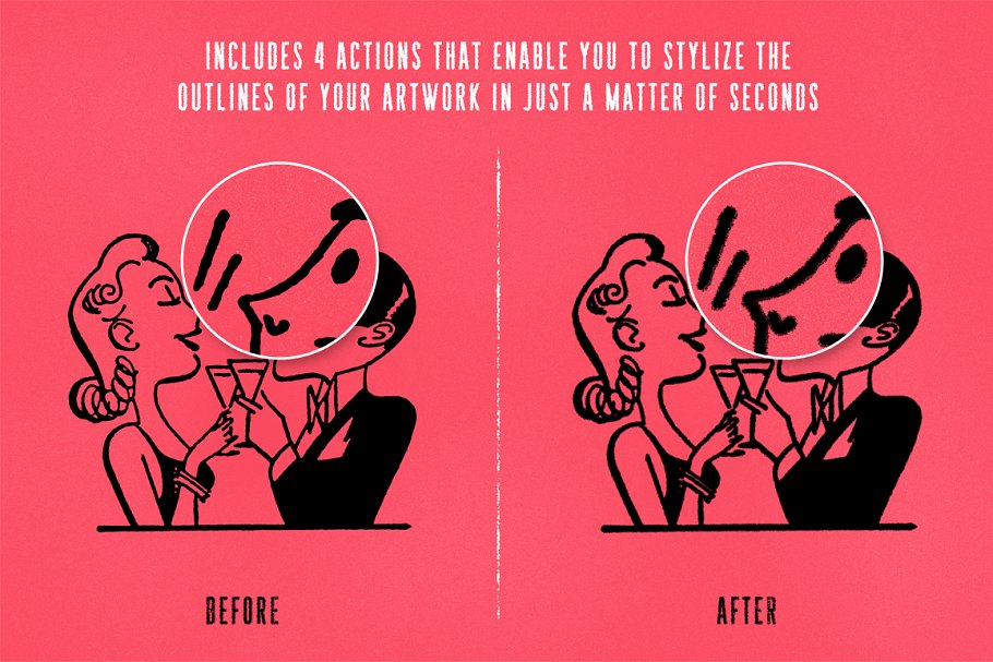 铅笔手绘碳粉印迹效果PS笔刷 Brush Lab – Photoshop Brushes插图(2)