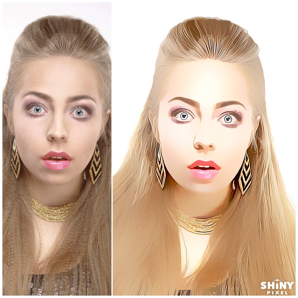 一键转油画效果PS动作 Smart Painting Effect for Photoshop插图(3)