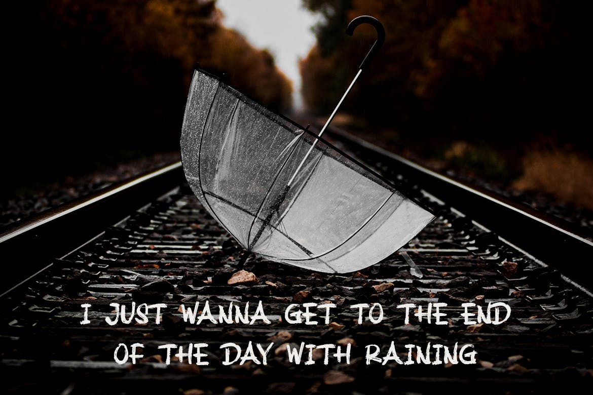 干笔刷纹理英文手写字体素材库精选装饰字体素材库精选 Earth Tracks – Brush Texture Font插图(3)