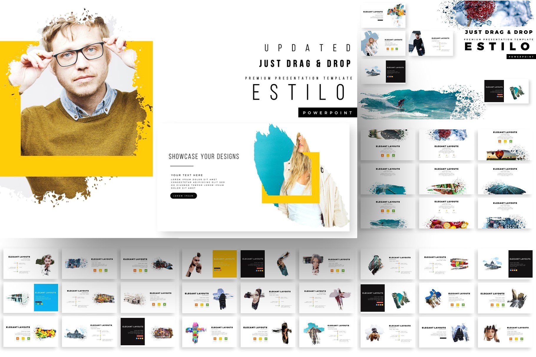 12合1创意极简的幻灯片模板合辑下载 12-IN-1 Creative PowerPoint Bundle [pptx]插图(3)