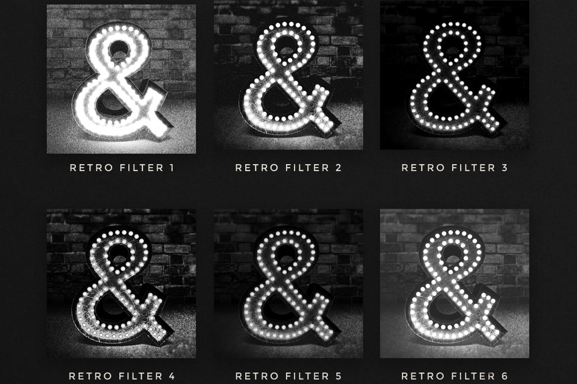 复古添加杂色照片调色滤镜PS动作合集 Photoshop Retro Photo Kit插图(12)