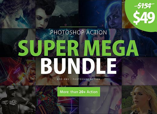 22款酷炫效果的PS动作合辑下载[atn,abr]