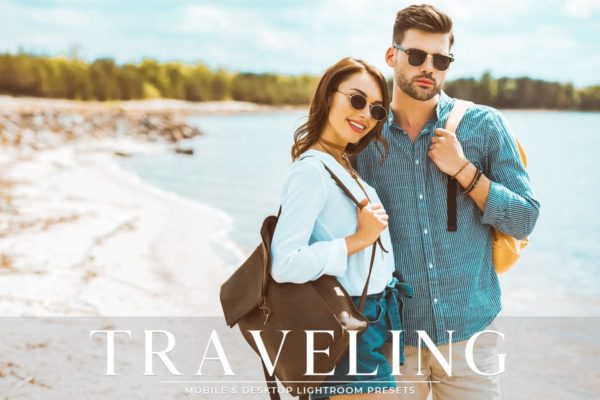 旅拍主题照片调色滤镜LR预设合集 Traveling Mobile &amp; Desktop Lightroom Presets Pack