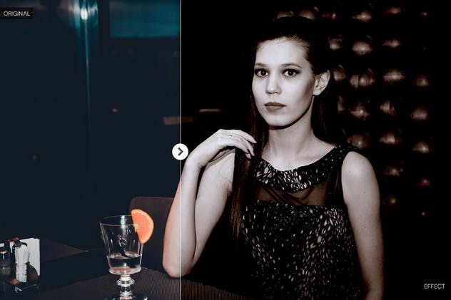 黑色调艺术照片后期处理调色滤镜PS动作 Dark Photography Photoshop Actions插图(2)