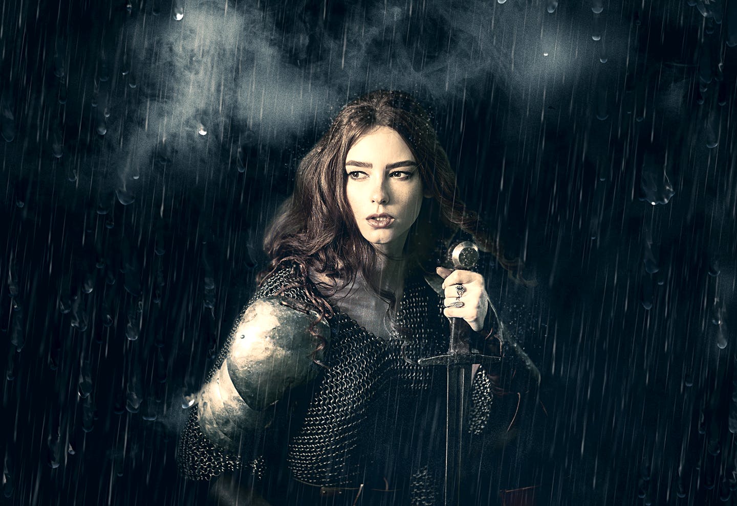 暴风雨照片背景特效素材库精选PS动作 Rainstorm 2 CS4+ Photoshop Action插图(3)