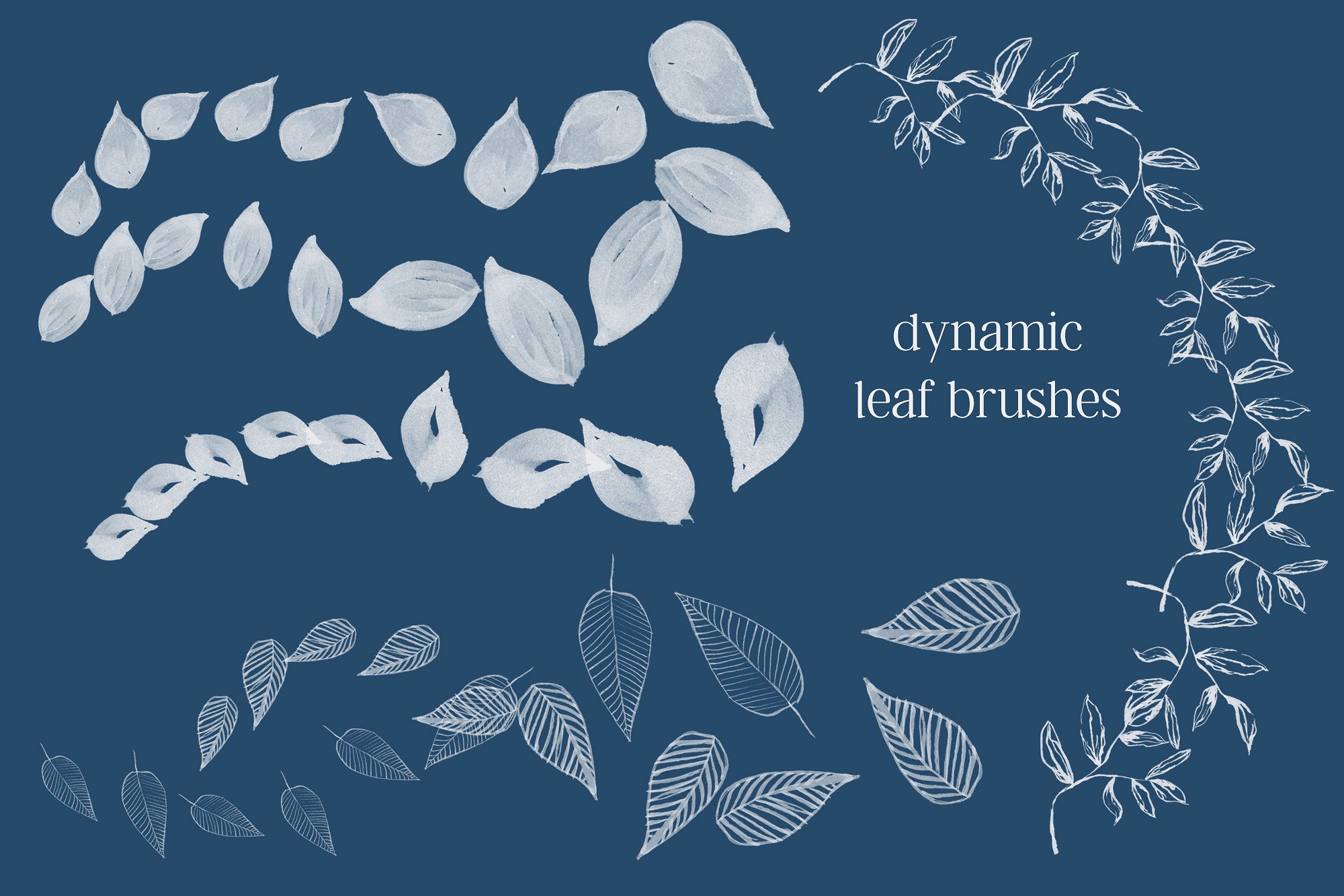 墨水素描图案&图案印章Procreate笔刷 Inky Abstract Procreate Brushes插图(7)