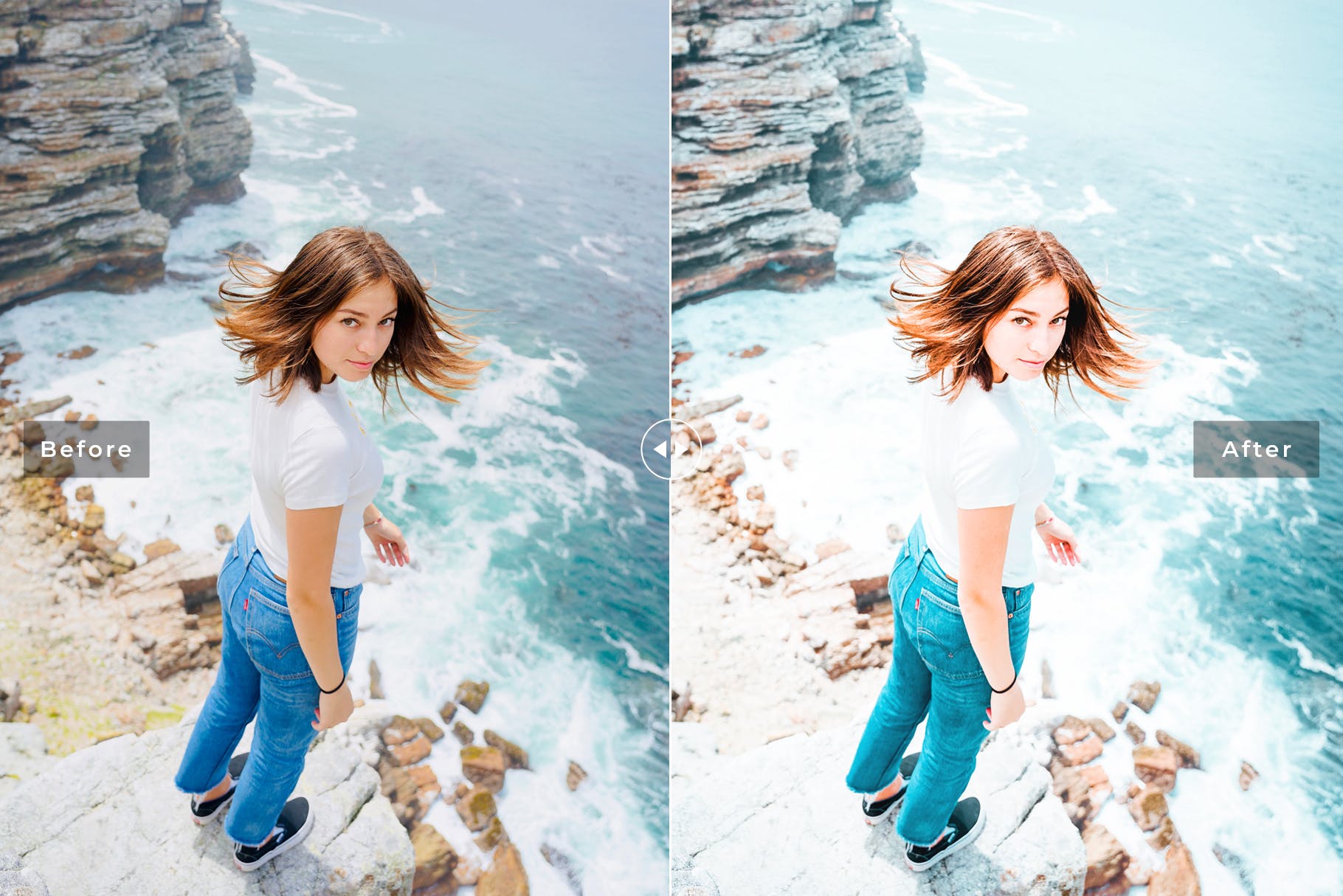 海洋海岛摄影绝配的调色滤镜素材库精选LR预设 Laguna Mobile & Desktop Lightroom Presets插图(4)