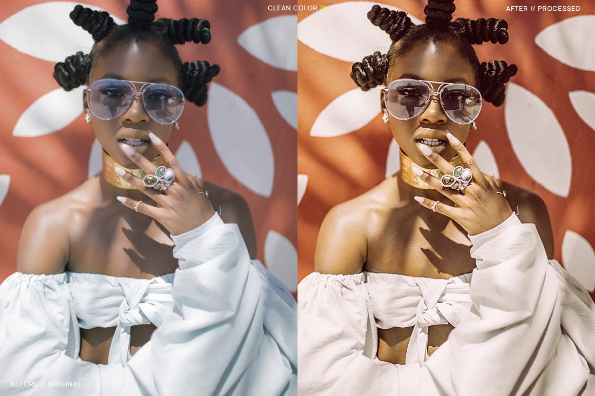 12种现代极简时尚VSCO风格LR调色预设 12 Clean Color Lightroom Presets + Mobile插图(1)