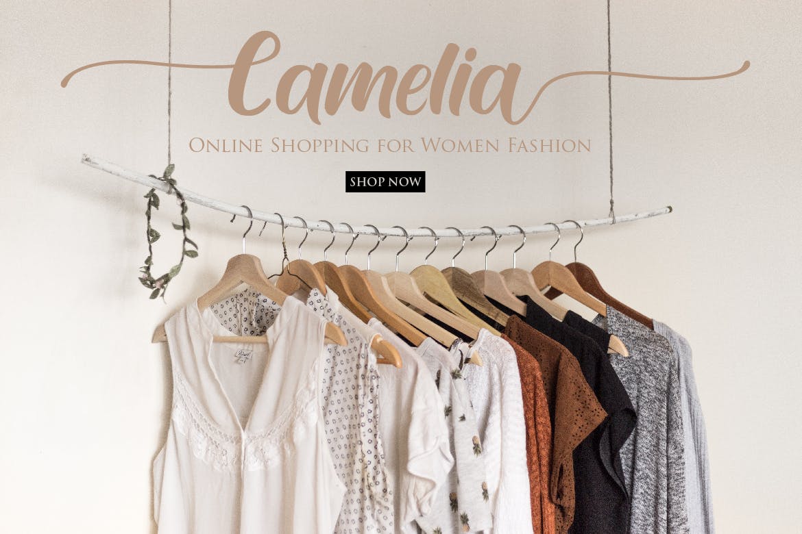 可爱设计风格平面设计英文书法字体下载 Cream Peach插图(4)