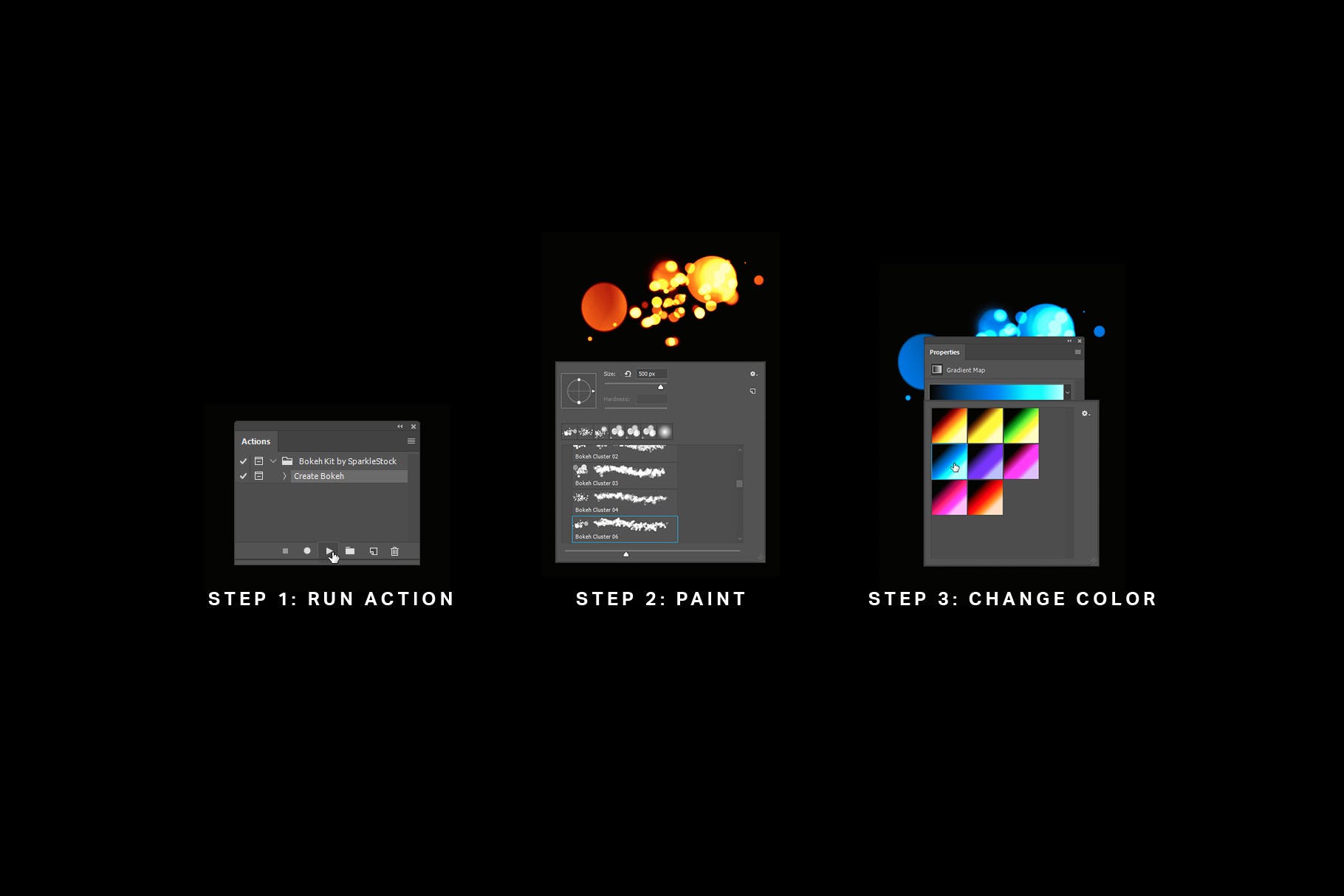 散景特效套装PS滤镜笔刷 Bokeh Kit for Photoshop插图(2)