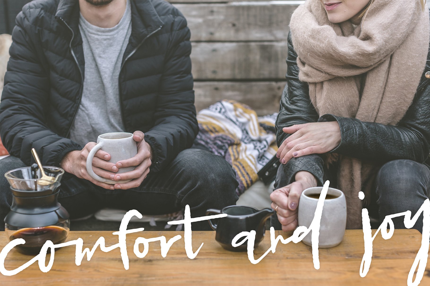 55款手写字母节日主题叠层 55 Hand Lettered Holiday Overlays插图(1)