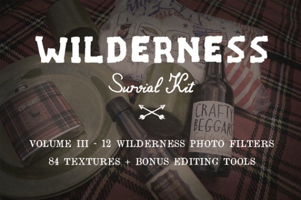 一款户外照片滤光PS动作预设 Wilderness Photo Filters + EXTRAS!