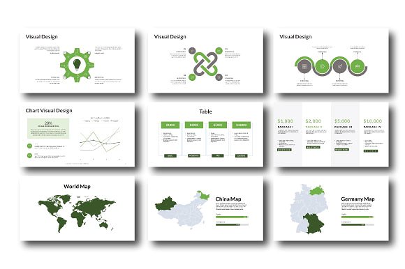 简单实用的绿色主题PPT模版下载[Keynote]插图(3)