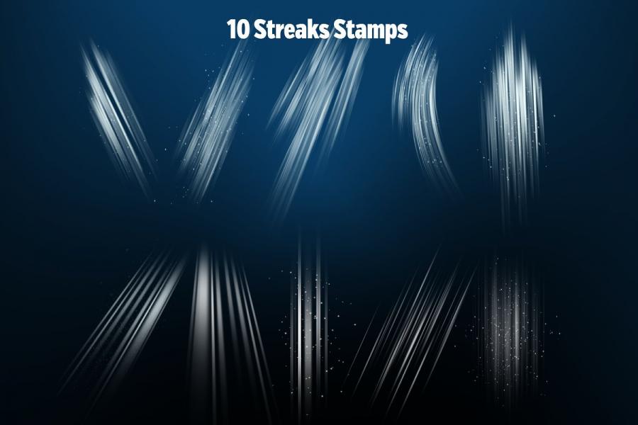 50个Procreate专用的灯光特效笔刷套装插图(1)