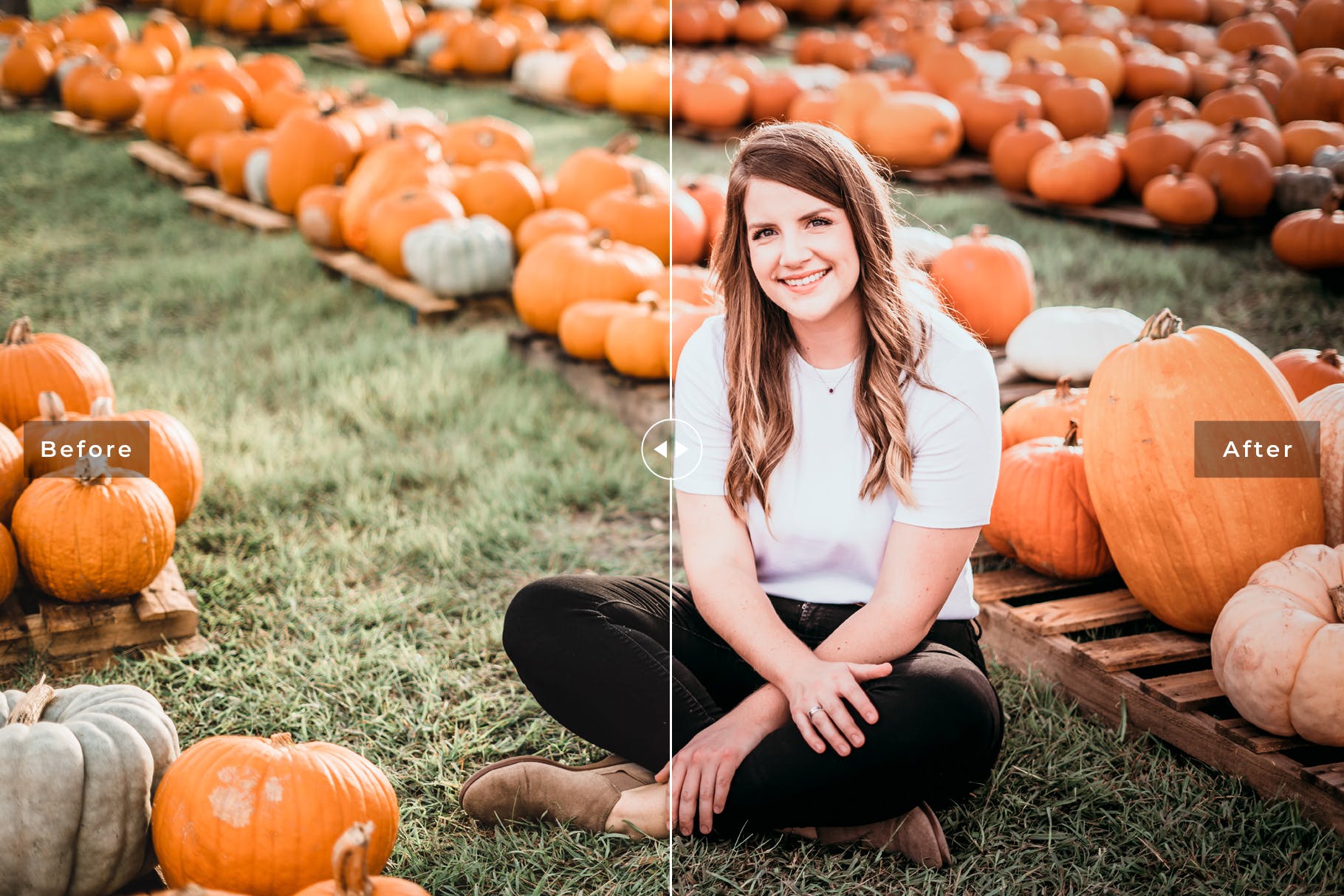 舒适暖色系照片后期处理效果LR预设下载 Pumpkin Mobile & Desktop Lightroom Presets插图(3)