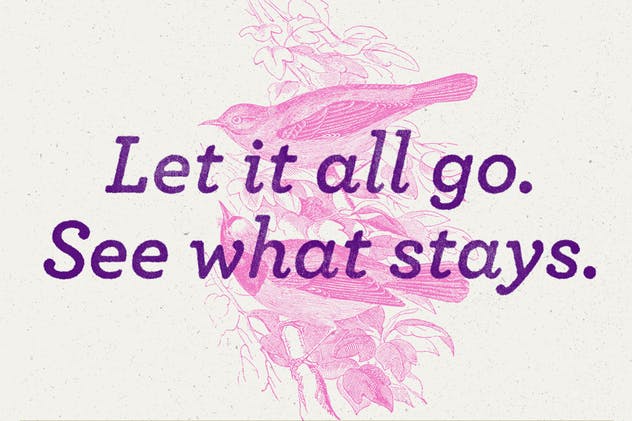 凸版文本印刷效果设计素材套件 Letterpress Print Kit插图(5)