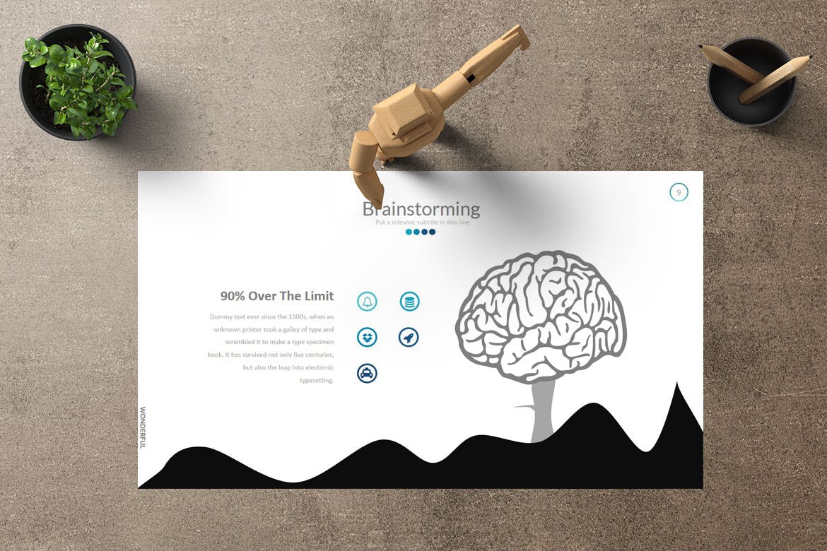 多用途企业公司宣传材料素材库精选Keynote模板 MERRY GO Keynote插图(2)