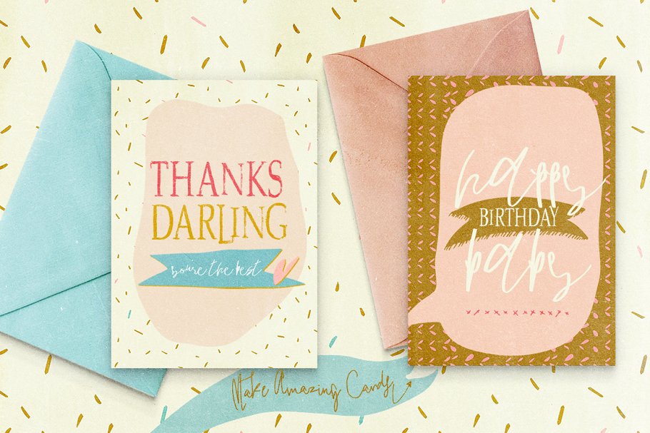 手字草书签名样式脚本字体  Quickly Script Font Typeface插图(3)