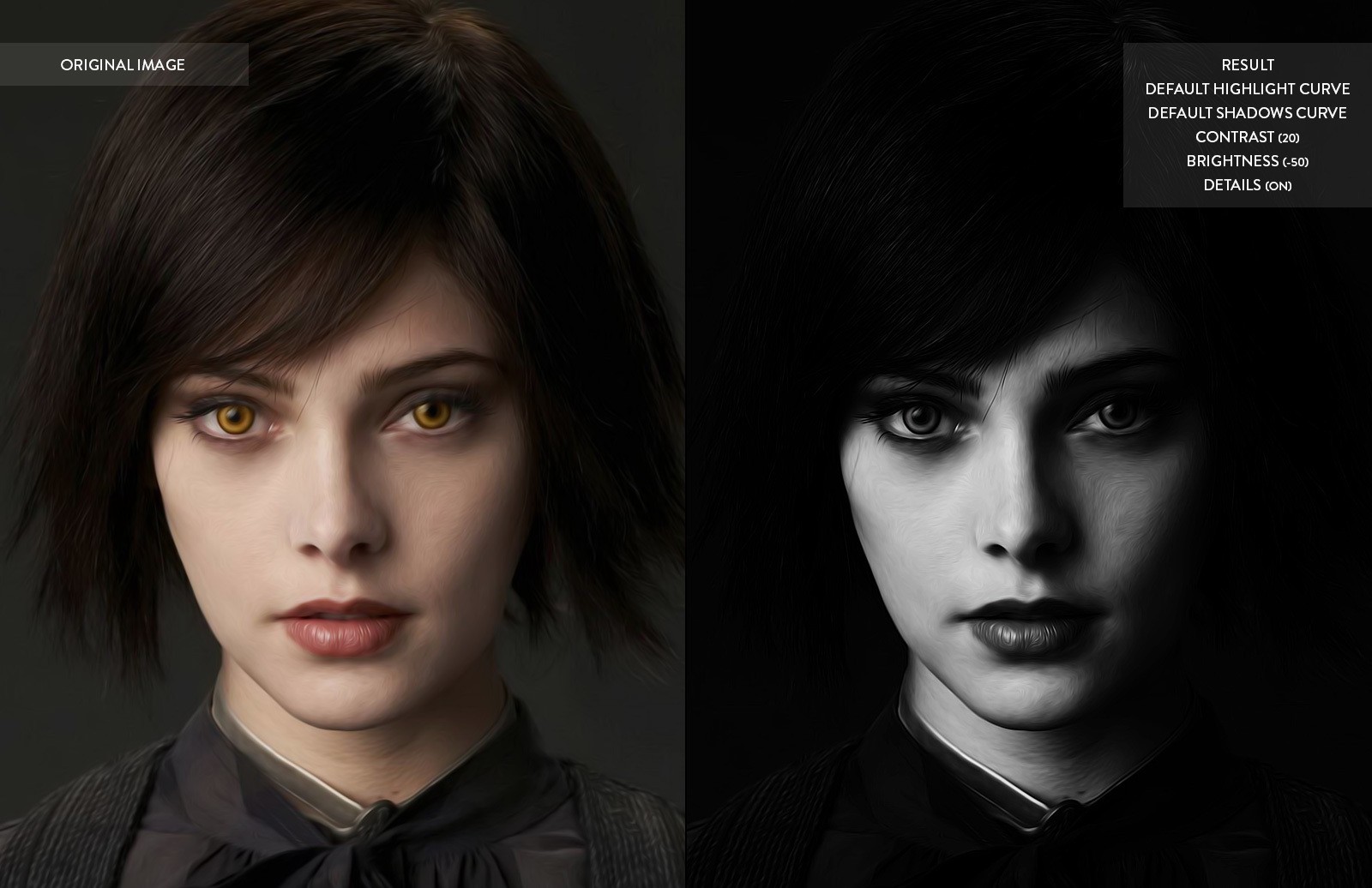 暗色调照片效果 PS 动作 Low Key Photoshop Action插图(1)