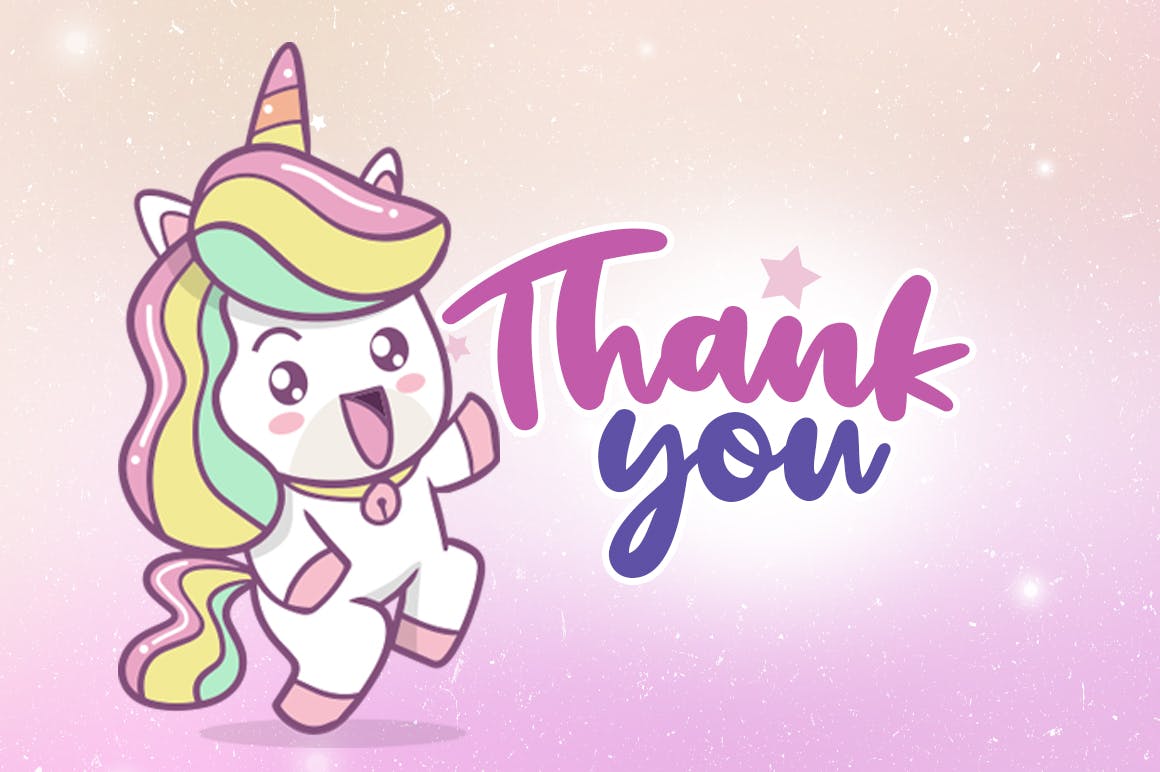 有趣大胆的英文儿童书法字体 Kindness Unicorn插图(5)